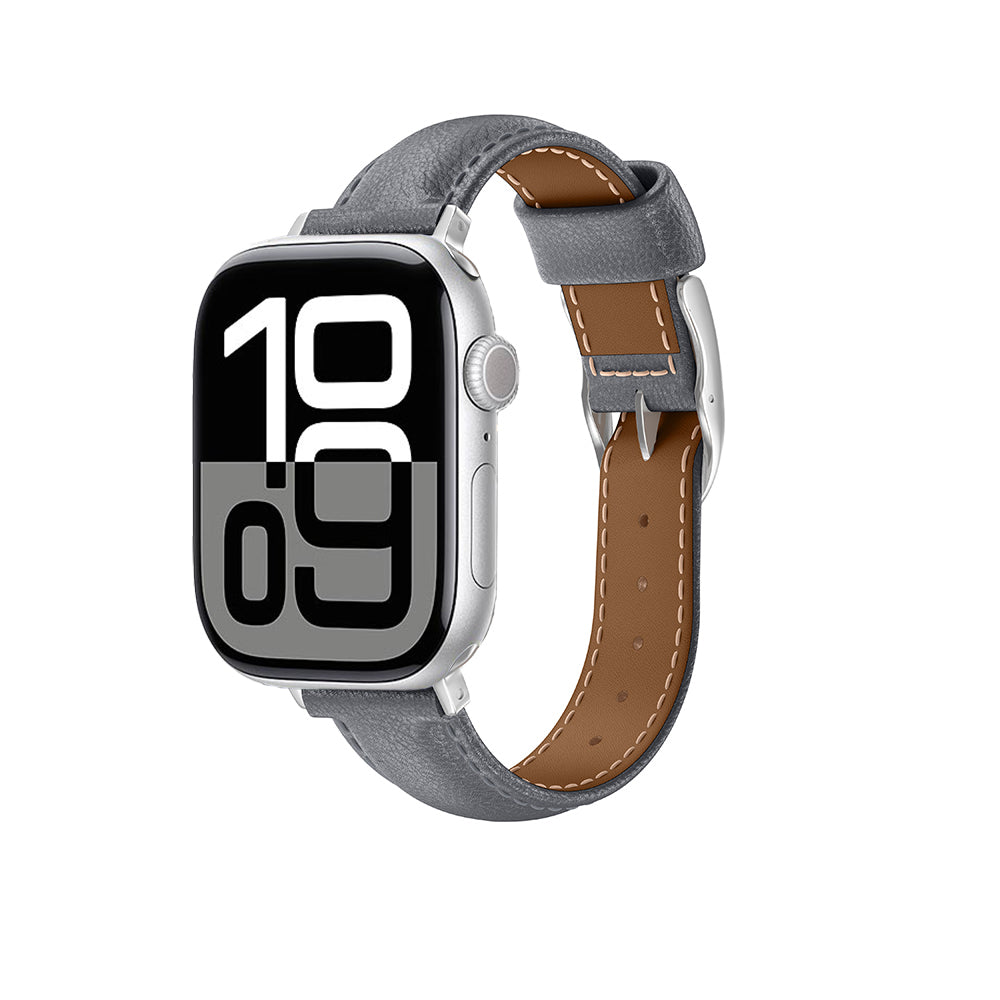 Amazingthing Glamour Class Deri Kordon – Apple Watch 46 mm