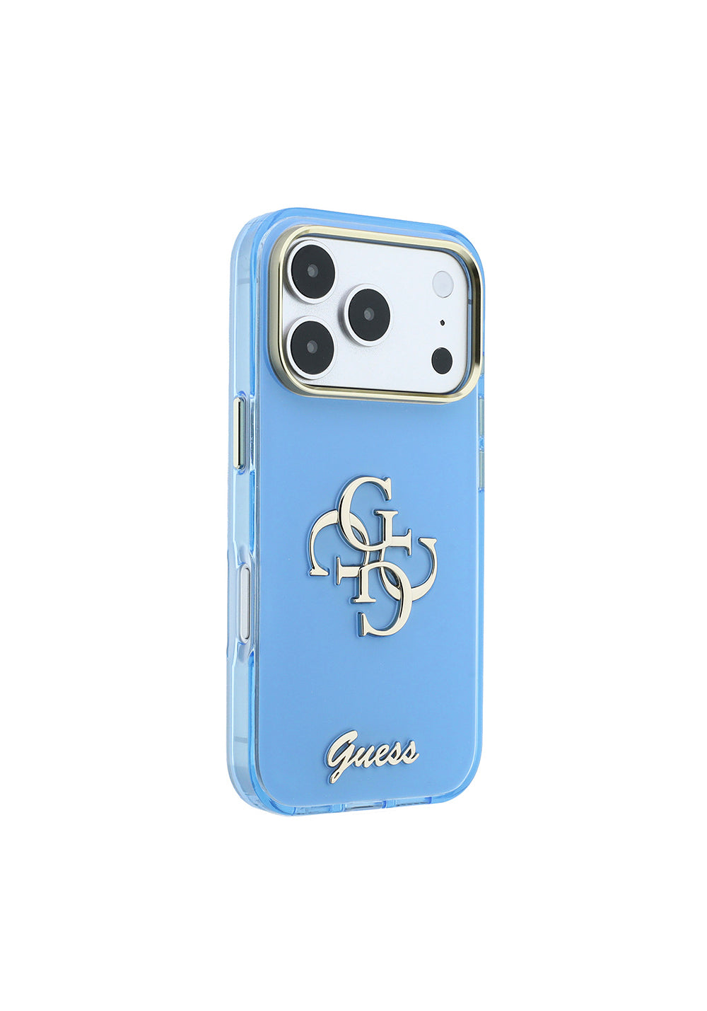 Guess Yazı ve 4G Büyük Silikon – iPhone 18 Pro Kılıfı