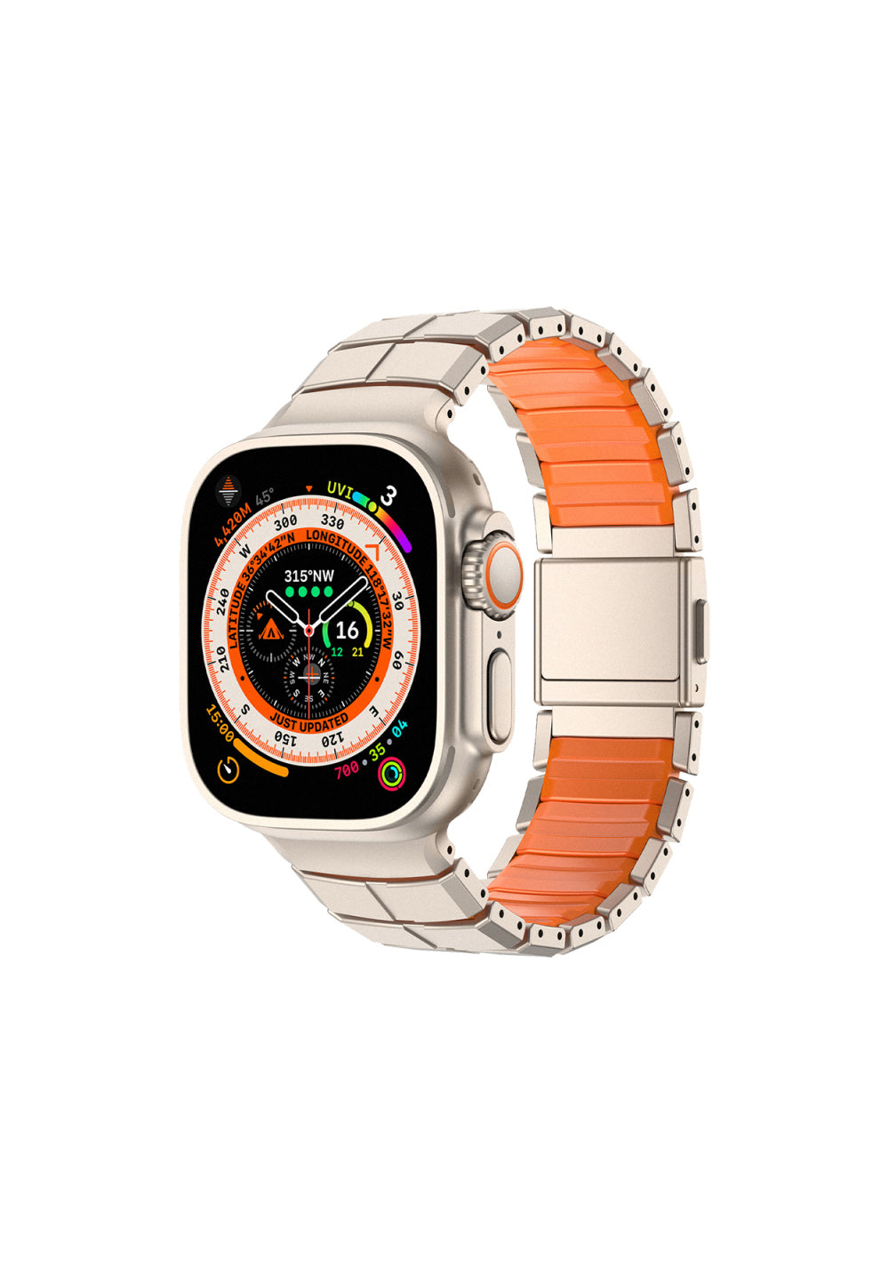 Mohseven Titancore No.1 Metal Kordon – Apple Watch 42/44/45/46/49 mm