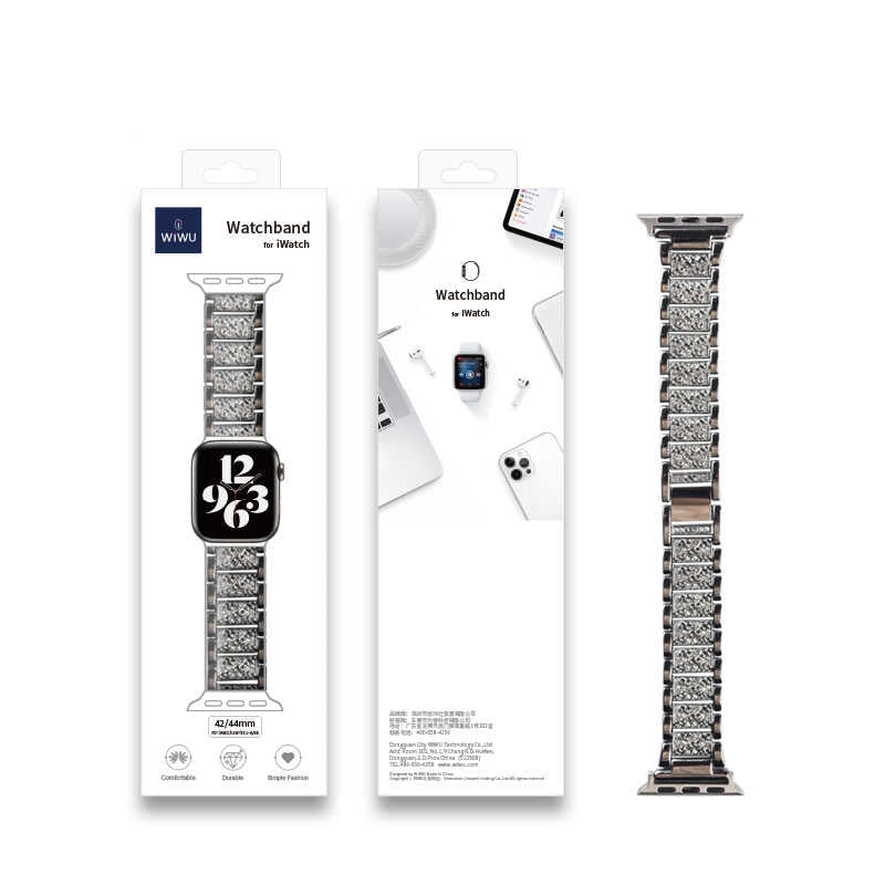 Wiwu Three Beads Set Auger Metal Kordon – Apple Watch ürün görseli