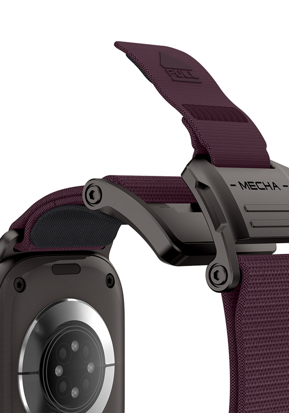 Mohseven Mecha Sport Dokuma Kordon – Apple Watch 42/44/45/46/49 mm