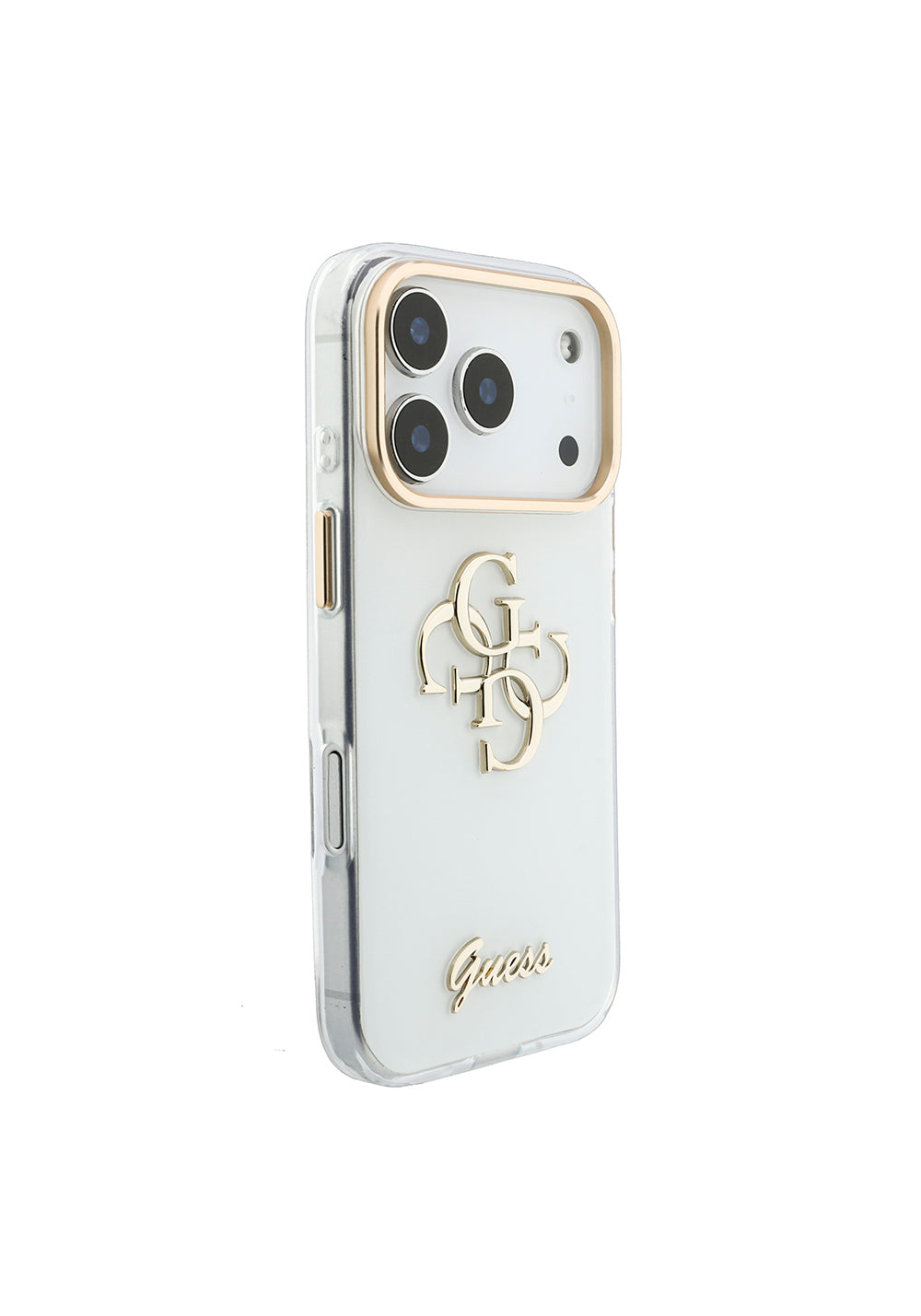 Guess Yazı ve 4G Büyük Silikon – iPhone 18 Pro Kılıfı