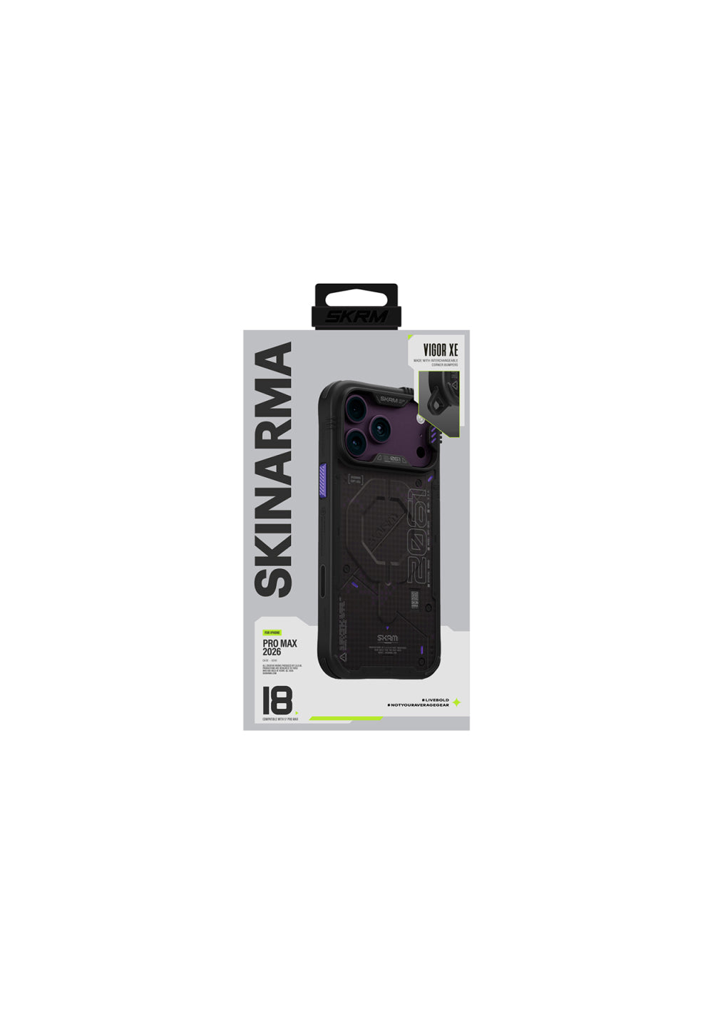 Skinarma Vigor XE – iPhone 18 Pro Max Kılıfı