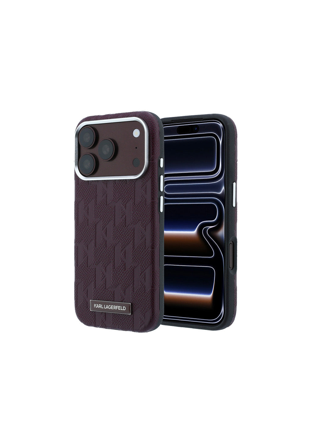 Karl Lagerfeld KL Yazılı Hot Stamp – iPhone 18 Pro Kılıfı