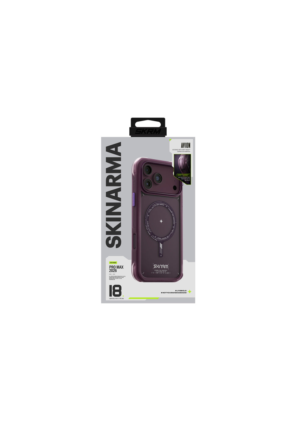 Skinarma Avion – iPhone 18 Pro Max Kılıfı