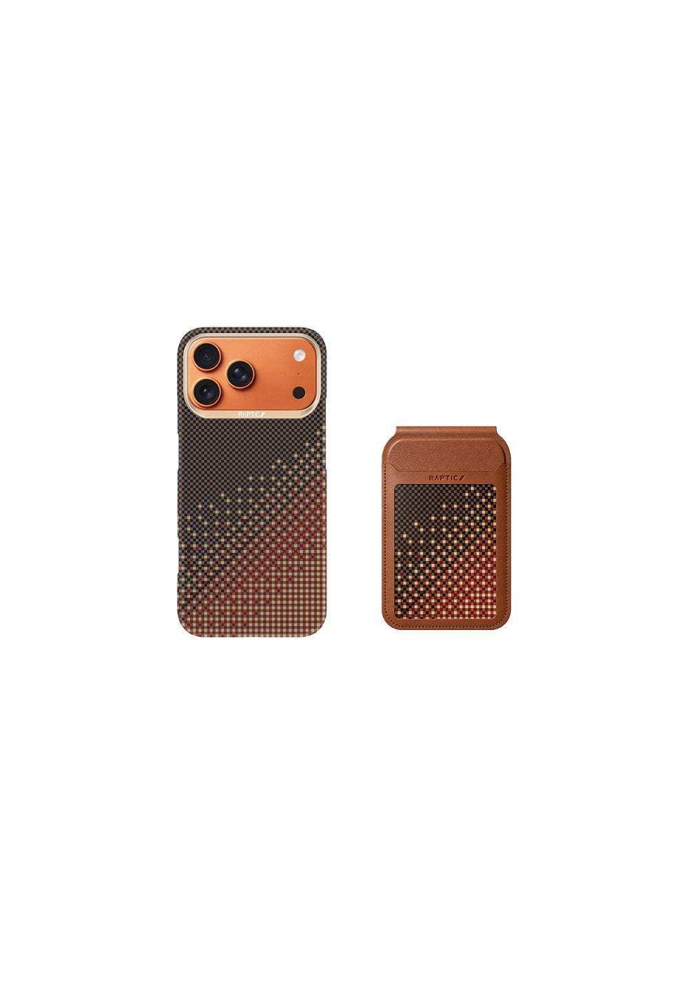 Raptic 2in1 Bundle Kit Aramid Skin Serenity Kartlık ve Karbon – iPhone 18 Pro Max Kılıfı