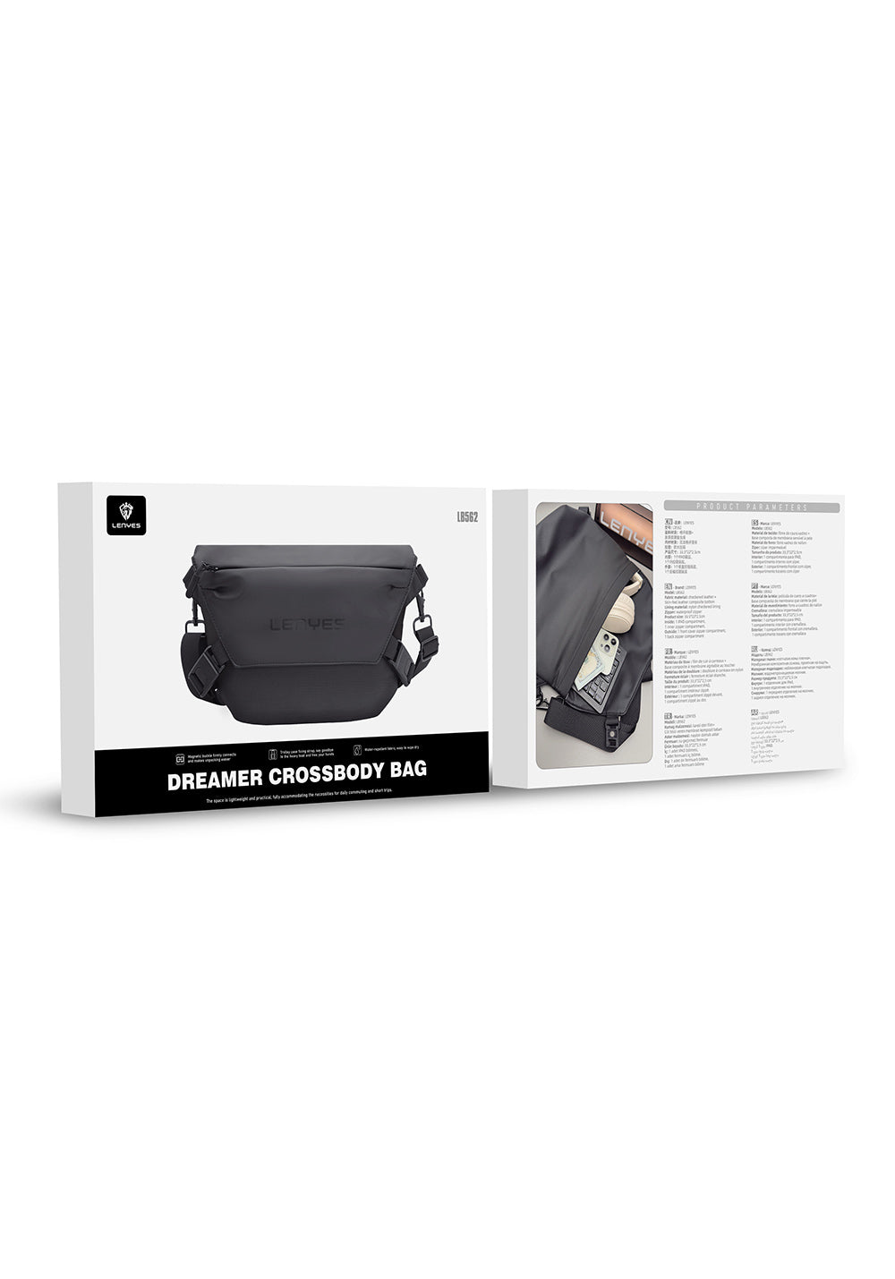 Lenyes LB562 Dreamer Crossbody – Çapraz Vücut Çantası