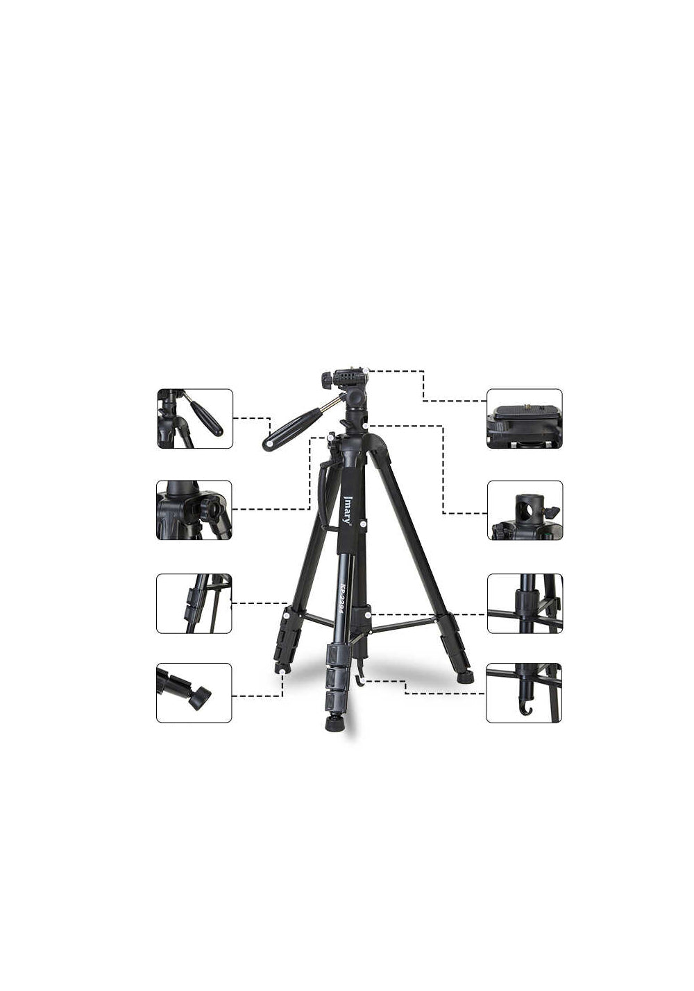 Jmary KP2294 – 179 cm Monopod Özellikli Tripod