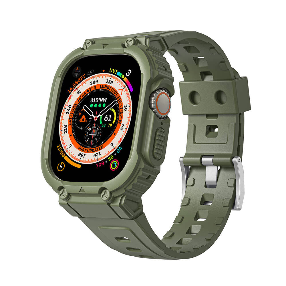 Wiwu Wi-WB014 Armor Kordon ve PC Kasa Seti – Apple Watch Ultra 49 mm