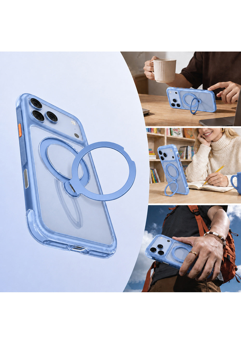 Mutural Standlı Air Shield – iPhone 18 Pro Kılıfı