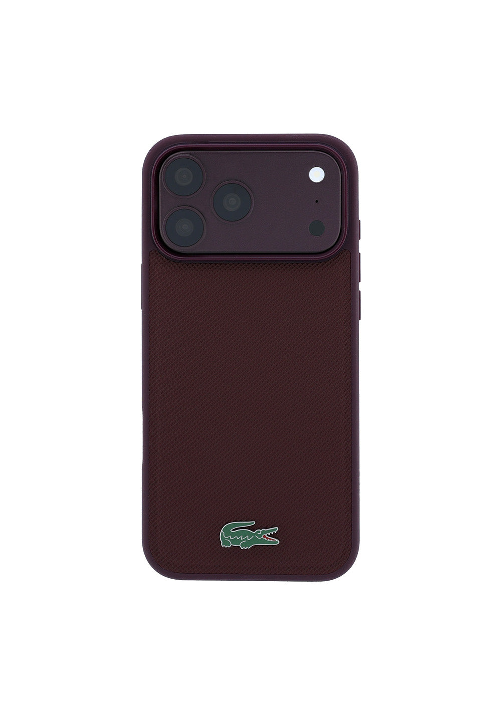 Lacoste PU Pike Desenli – iPhone 18 Pro Max Kılıfı