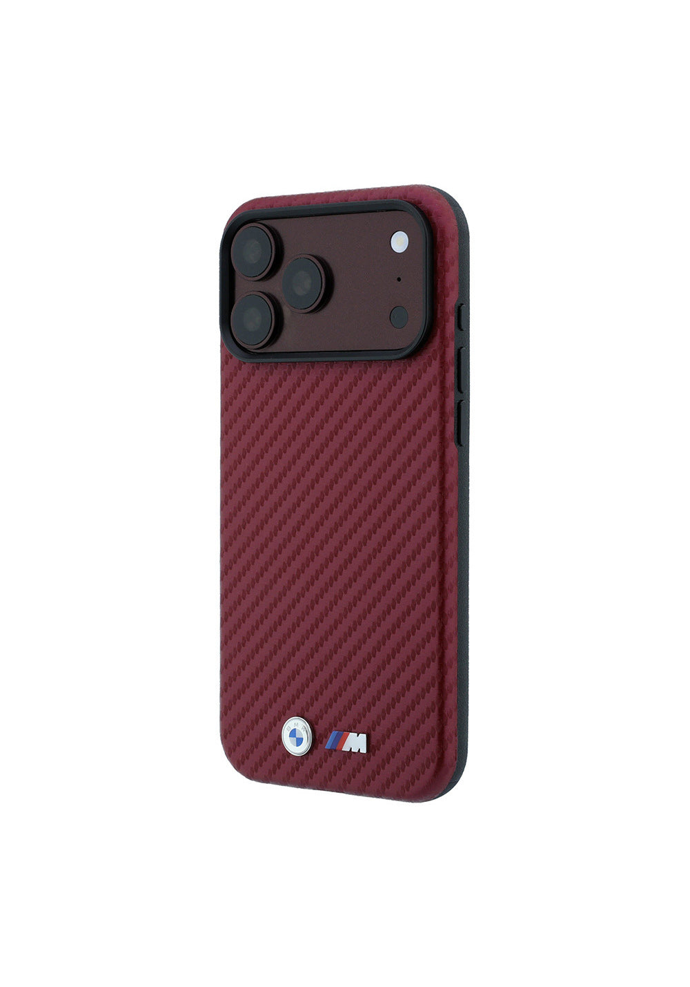 BMW Karbon Fiber Tasarımlı ve PU Deri – iPhone 18 Pro Max Kılıfı