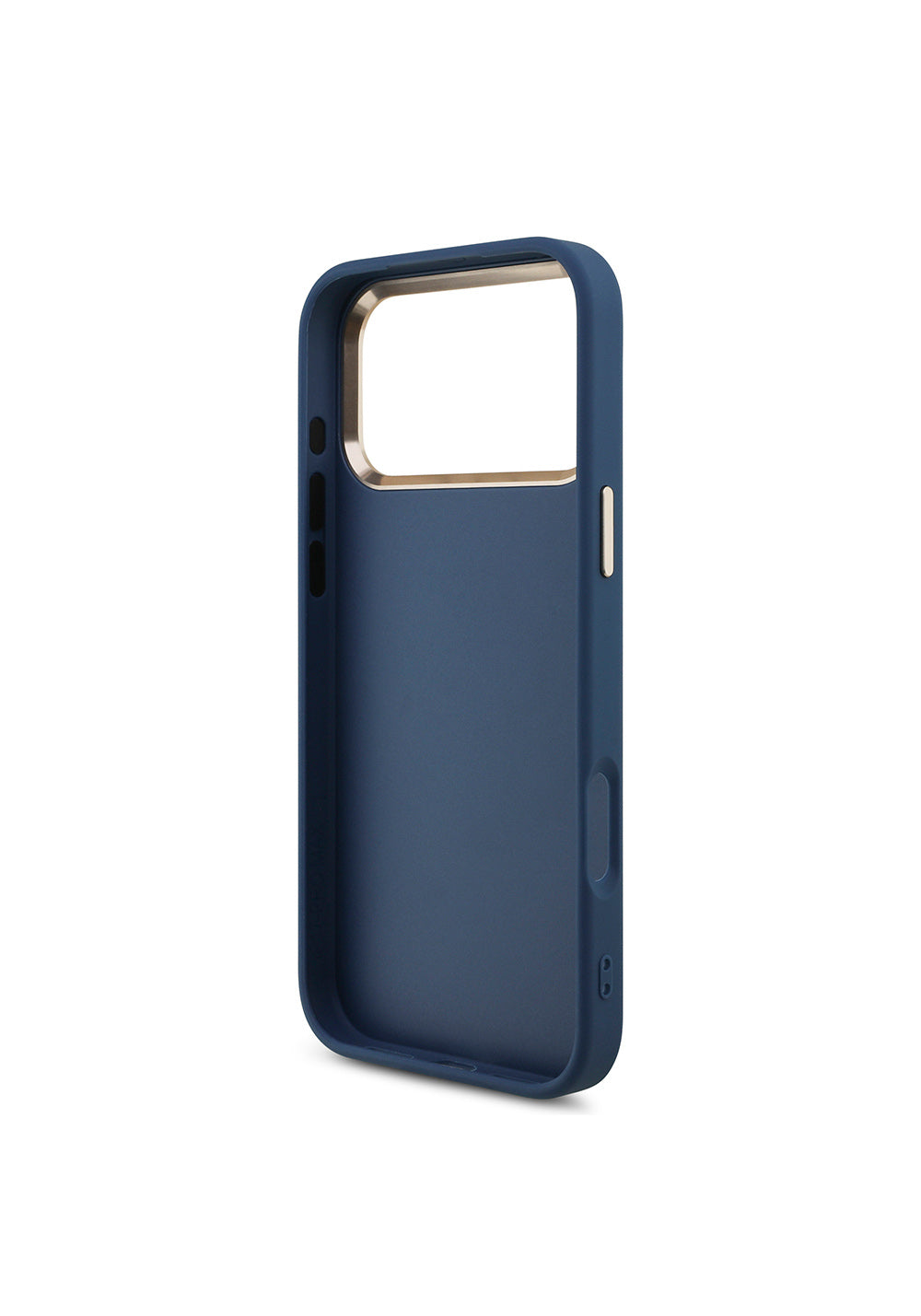 Guess Gold Metal Kamera Çerçeveli 4G Desenli Metal Büyük 4G ve Yazı Logolu – iPhone 18 Pro Max Kılıfı