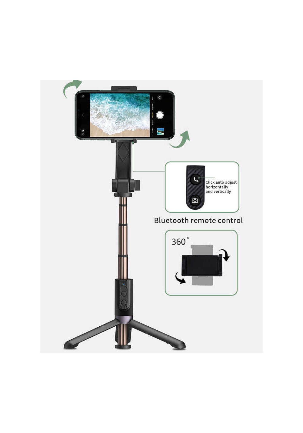 Wiwu TGS-301 – Kumandalı Selfie Çubuğu ve Tripod