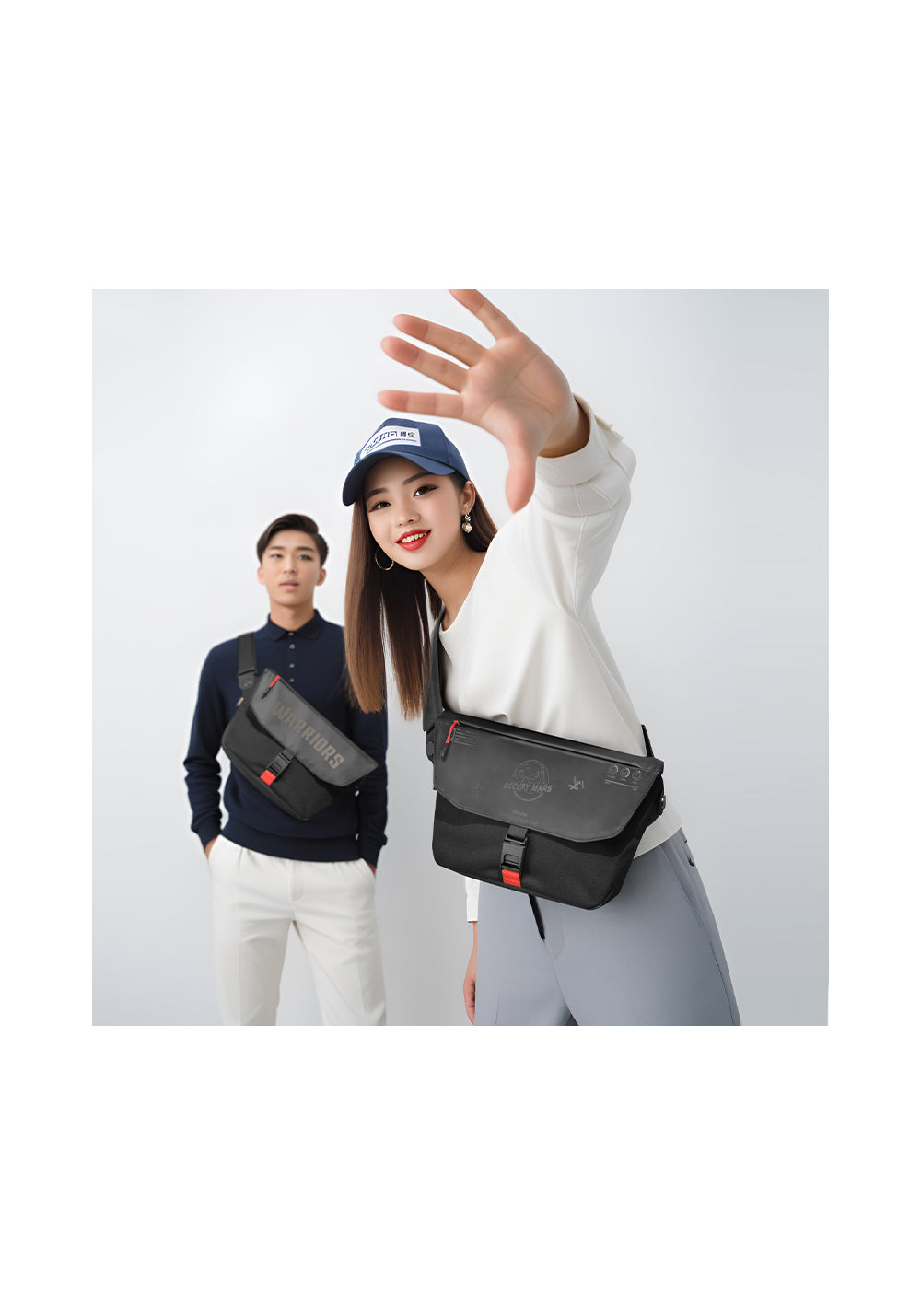 Wiwu Space Exploration Message Bag X – Çapraz Vücut Çantası