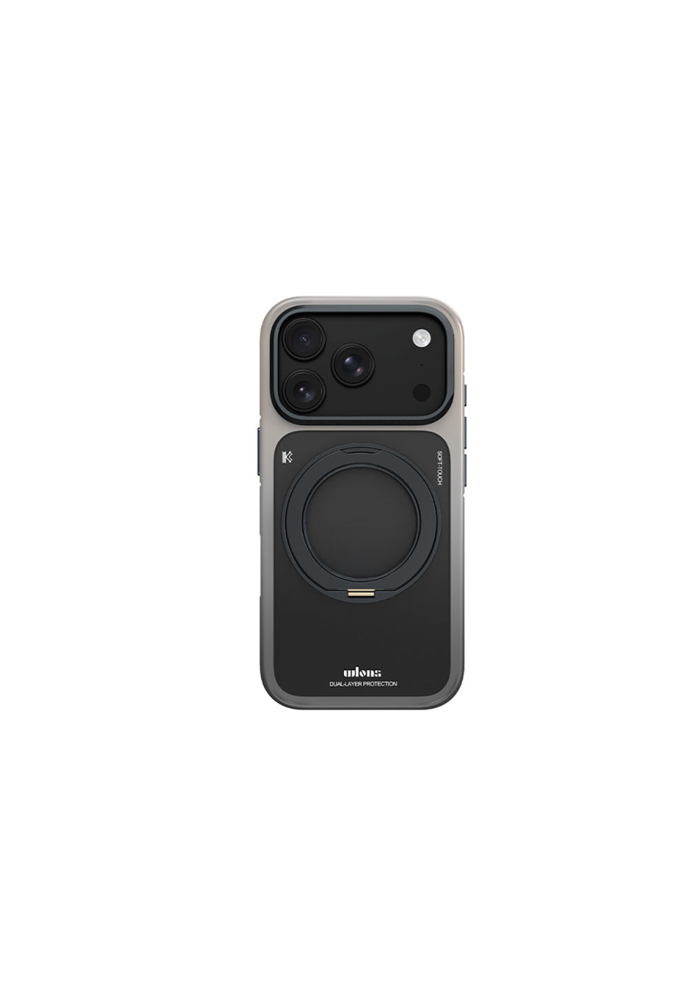 Wlons Sert PC Arvox Standlı – iPhone 18 Pro Max Kılıfı