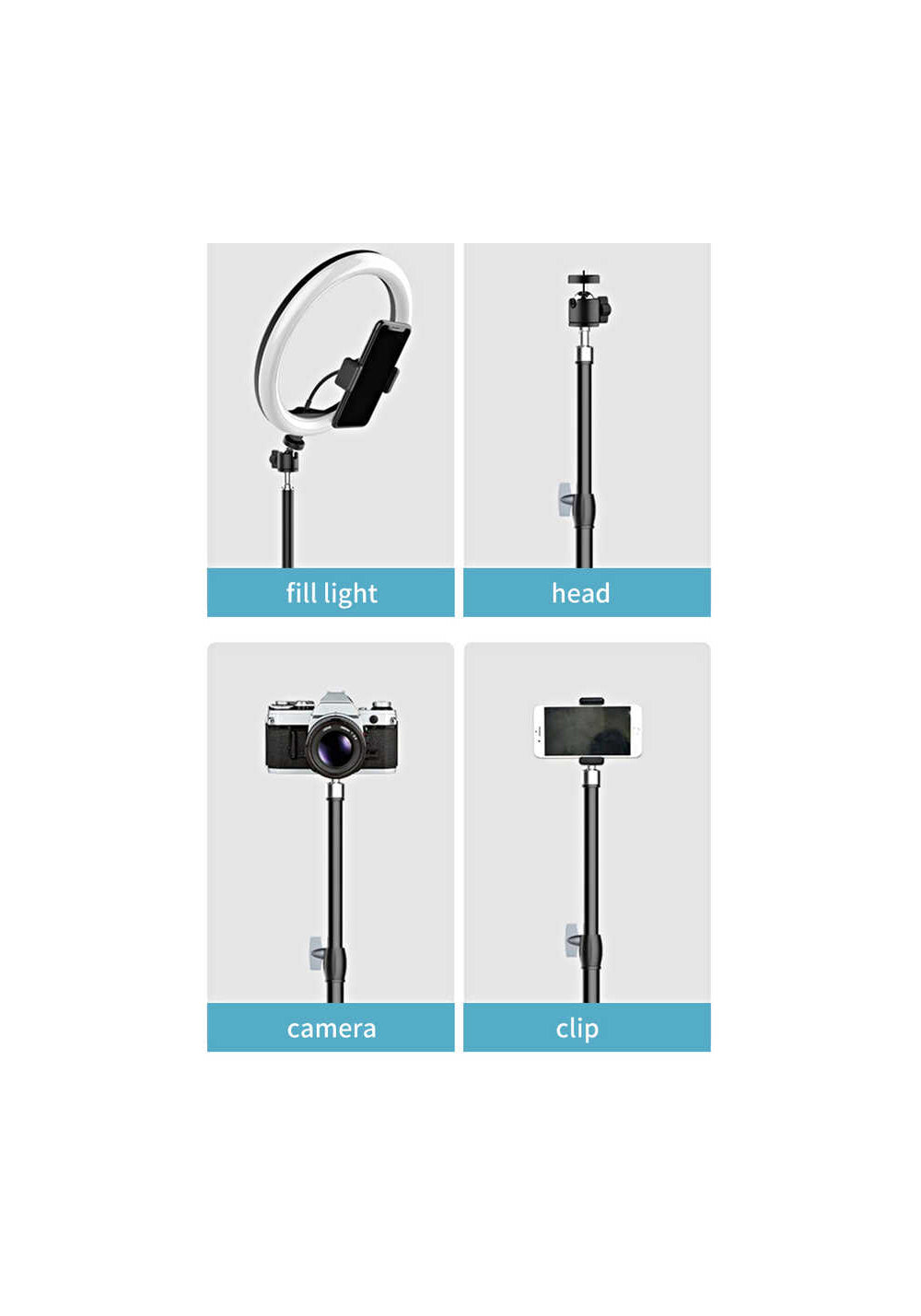 Jmary MT-75 – 210 cm Katlanabilir Tripod