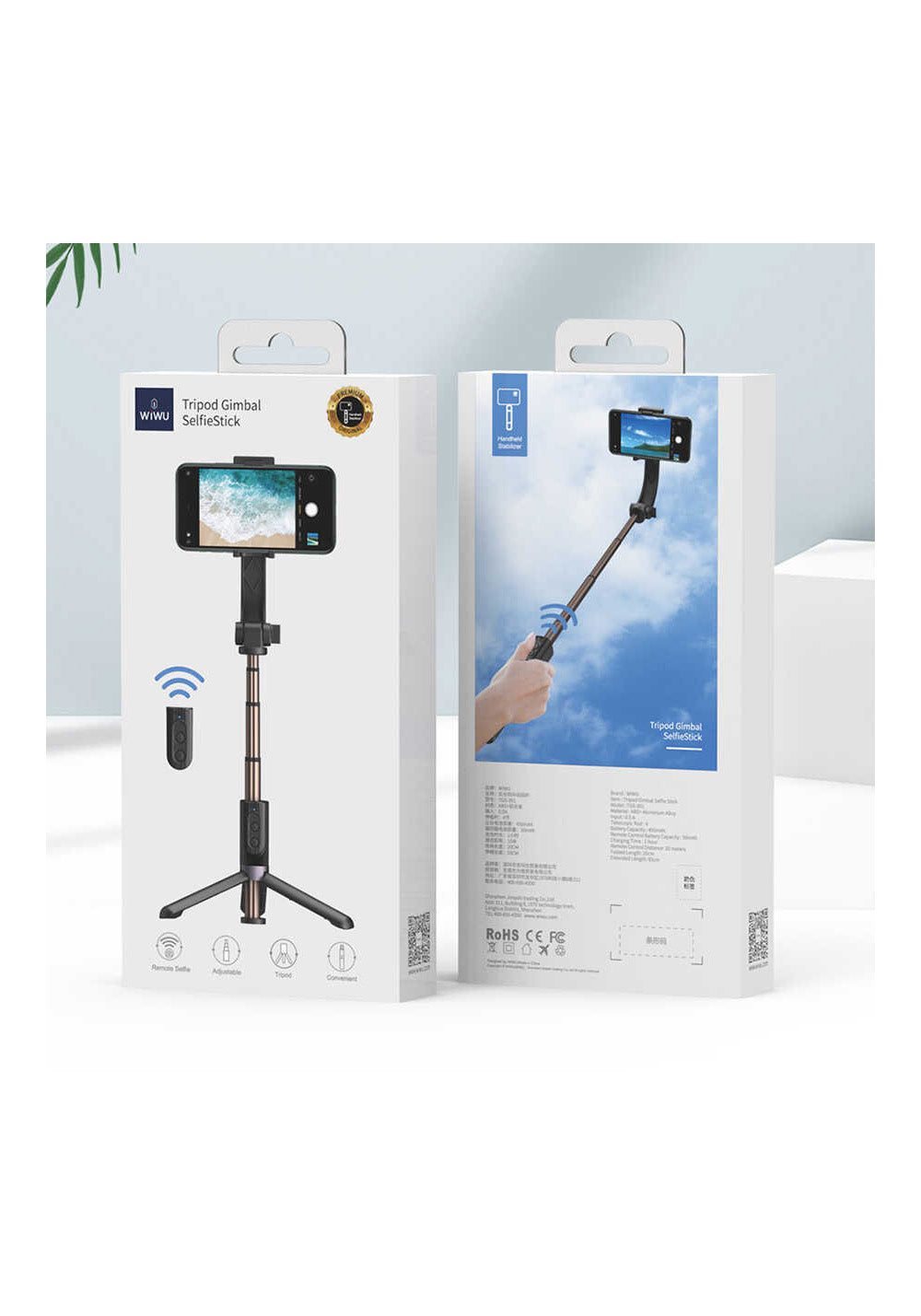 Wiwu TGS-301 – Kumandalı Selfie Çubuğu ve Tripod