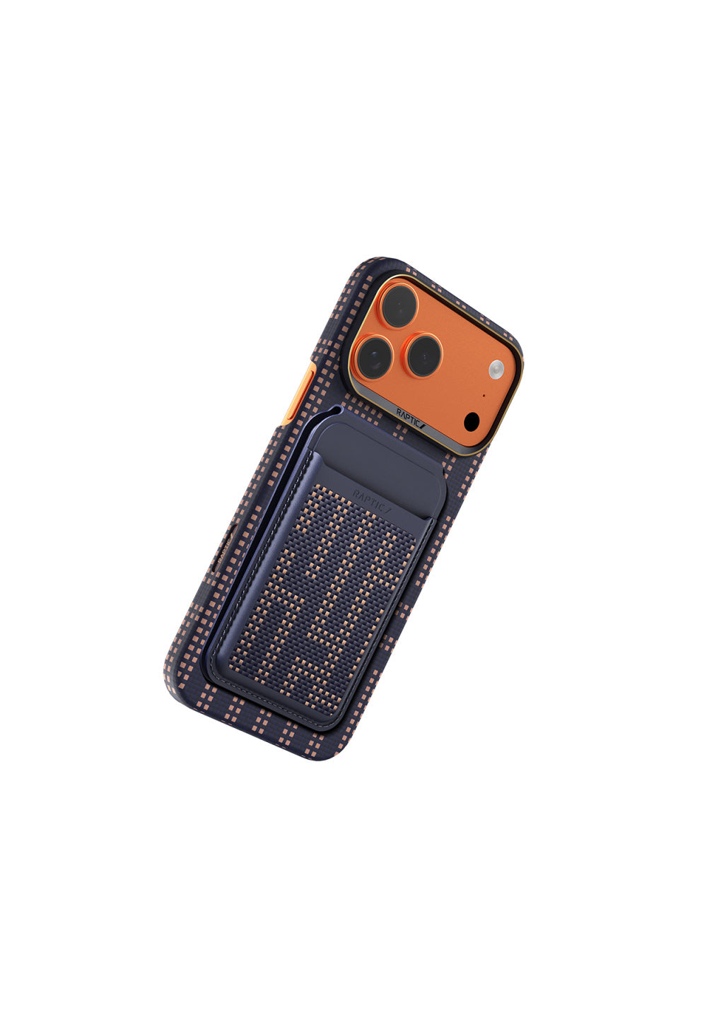 Raptic 2in1 Bundle Kit Aramid Skin Grid Kartlık ve Karbon – iPhone 18 Pro Kılıfı