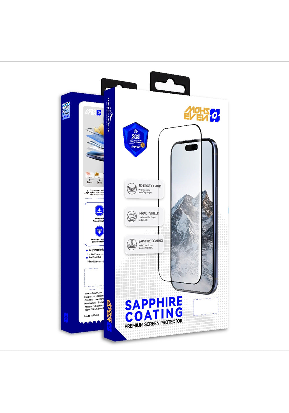 Mohseven M7 Sapphire Coating Privacy Hayalet – iPhone 18 Pro Max Ekran Koruyucusu