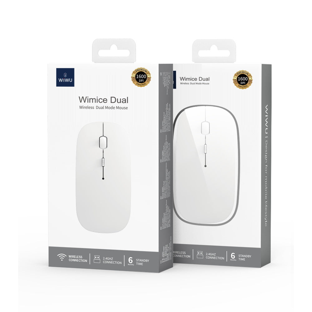 Wiwu WM101 Pro Wimice Dual – 1600 DPI Kablosuz Mouse