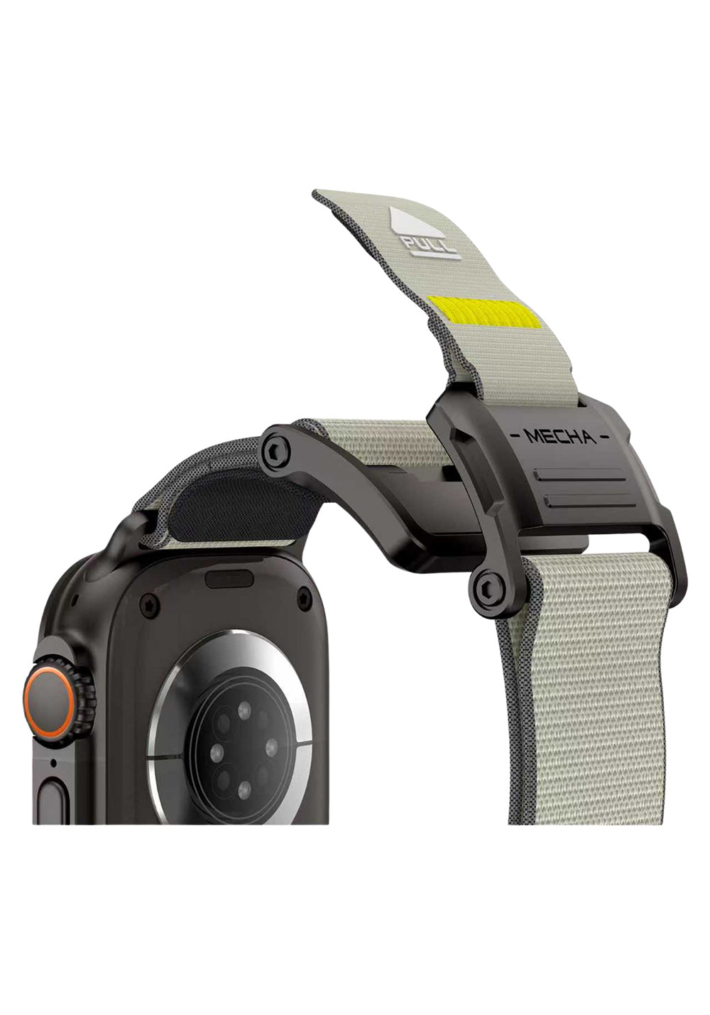 Mohseven Mecha Sport Dokuma Kordon – Apple Watch 42/44/45/46/49 mm
