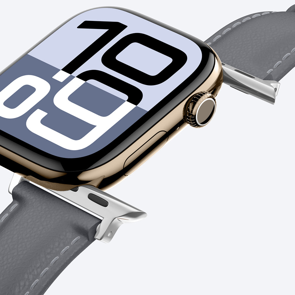 Amazingthing Glamour Class Deri Kordon – Apple Watch 46 mm
