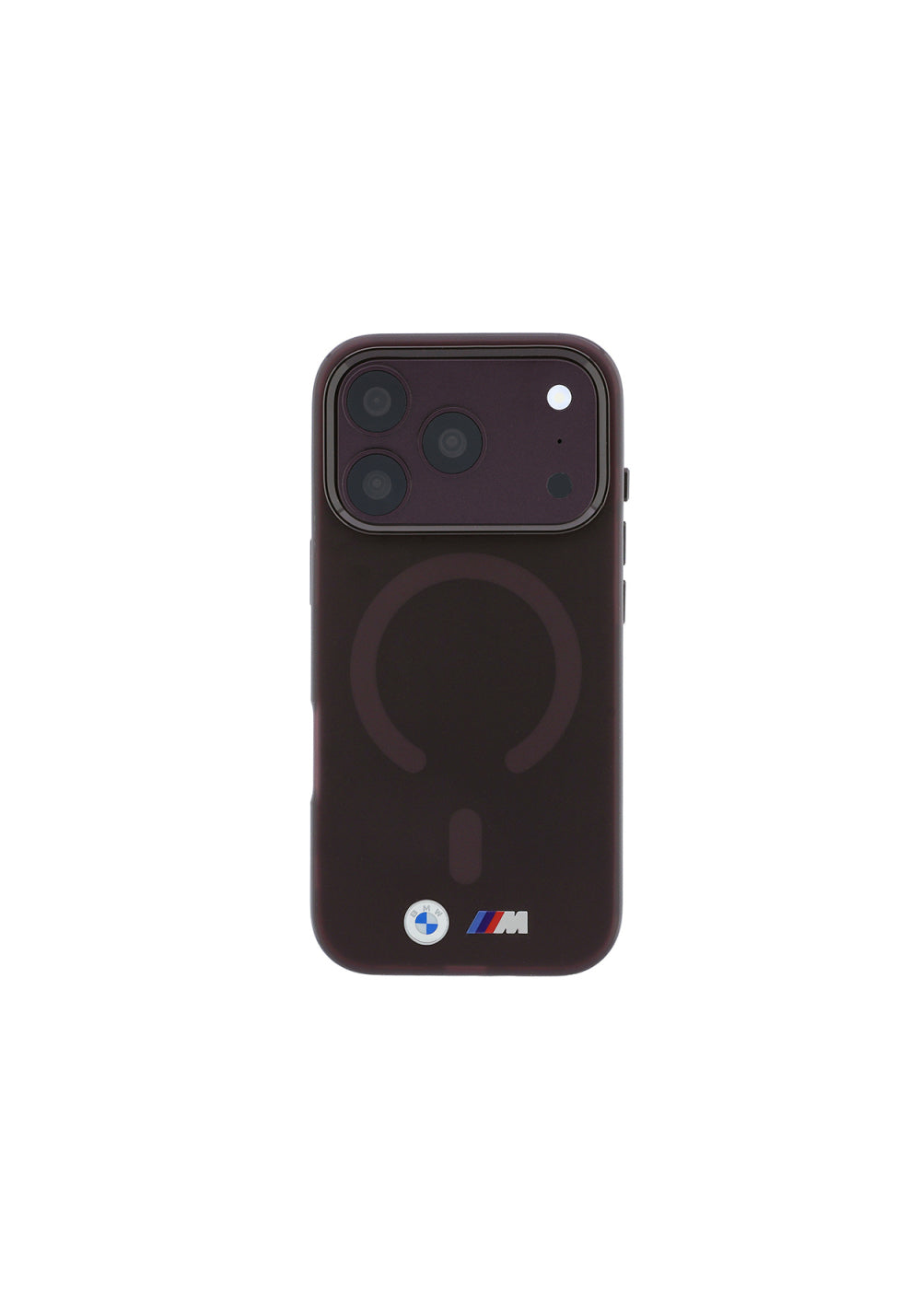 BMW Metal Buton Tasarımlı Buzlu IML Baskılı – iPhone 18 Pro Max Kılıfı