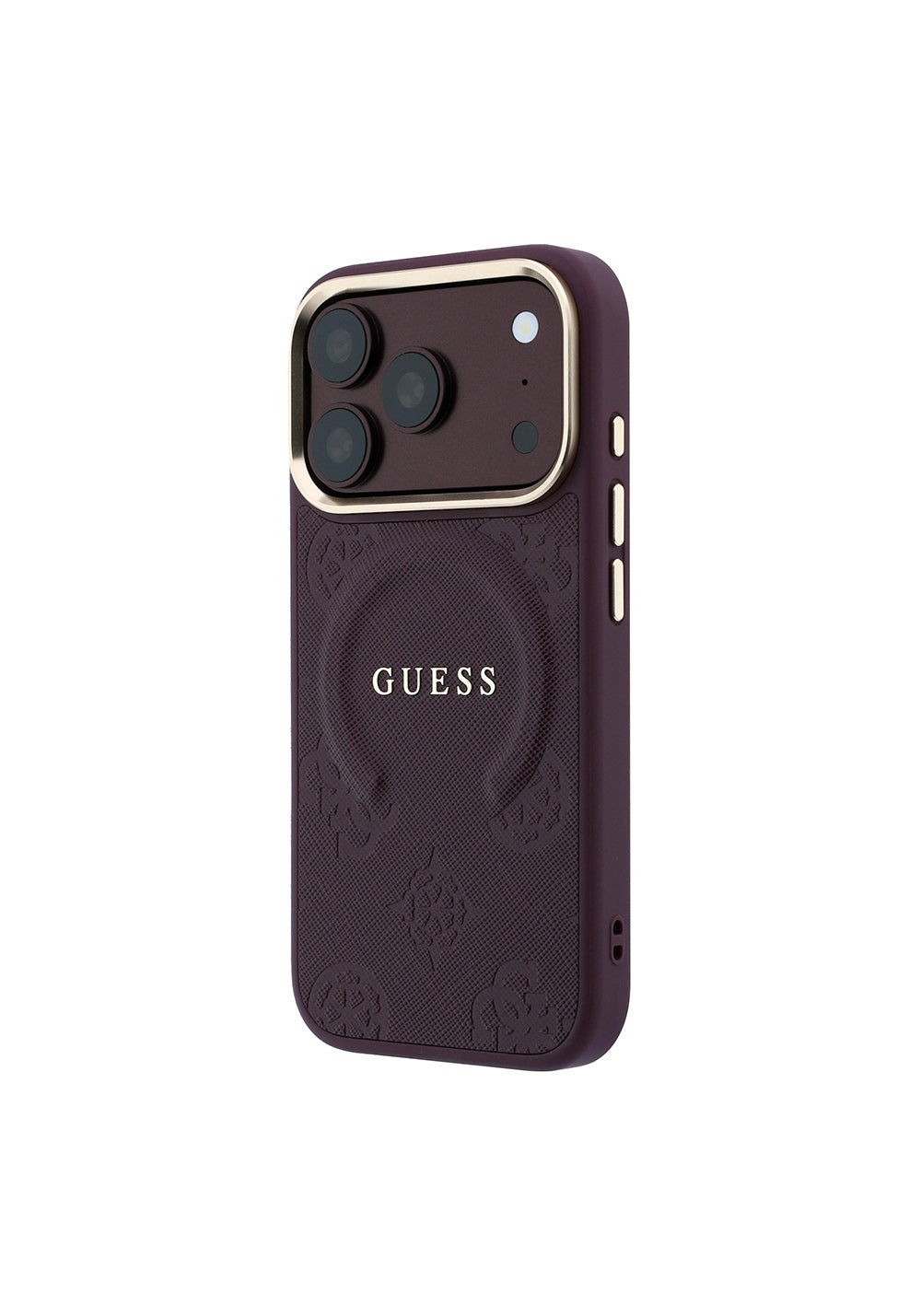 Guess Peony C-Magnet Yazı Logolu – iPhone 18 Pro Max Kılıfı