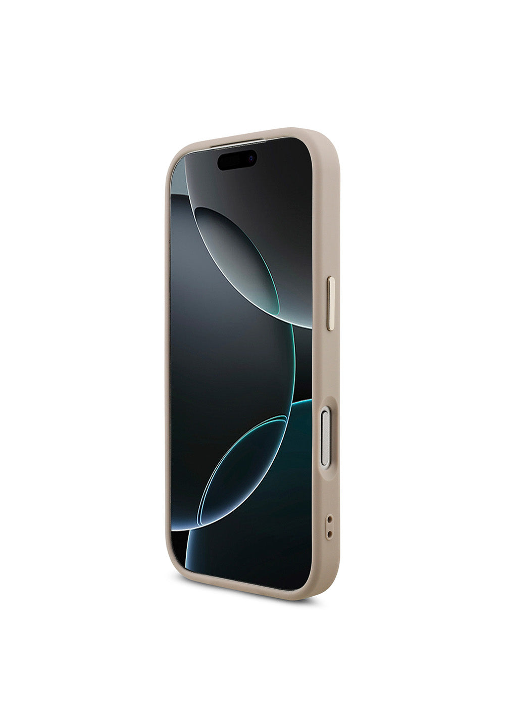 Guess Gold Metal Kamera Çerçeveli 4G Desenli Metal Büyük 4G ve Yazı Logolu – iPhone 18 Pro Kılıfı