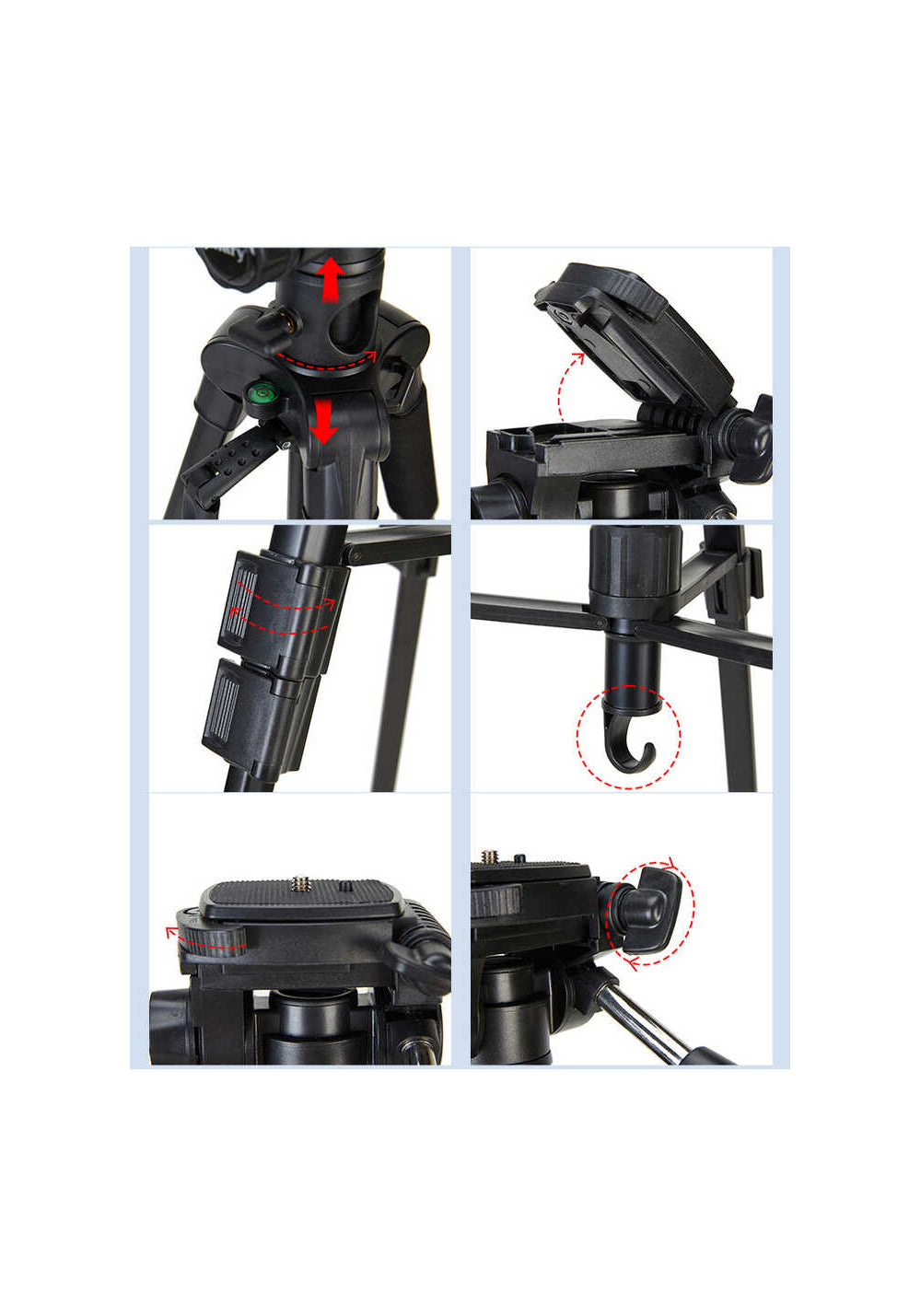 Jmary KP2294 – 179 cm Monopod Özellikli Tripod