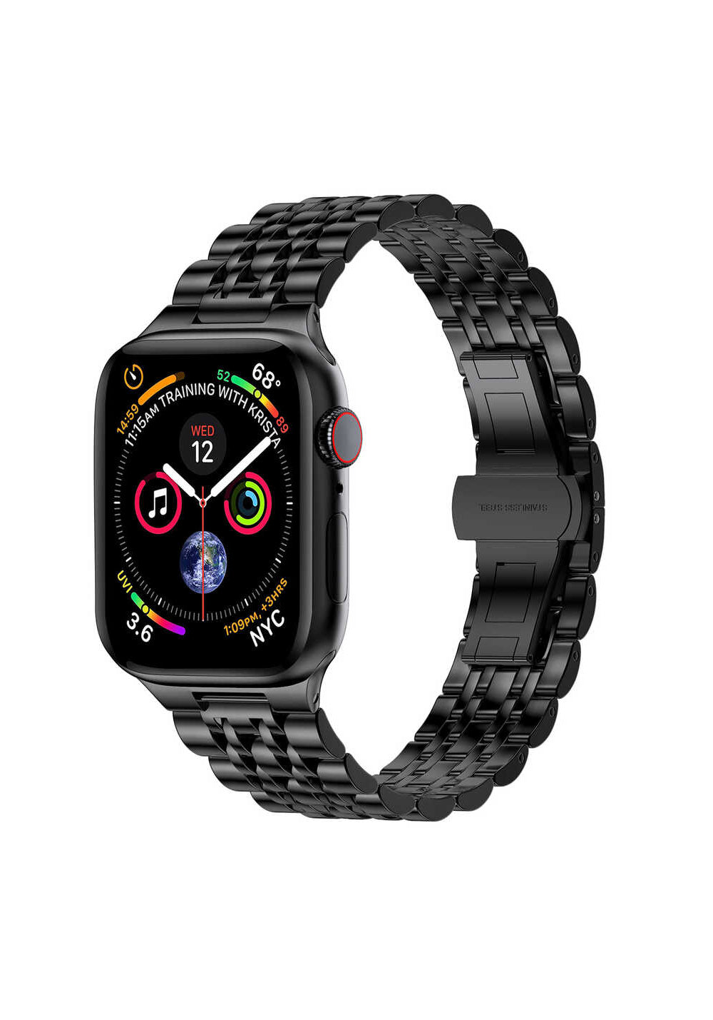 Wiwu Seven Beads Steel Belt Metal Kordon – Apple Watch 38/40 mm