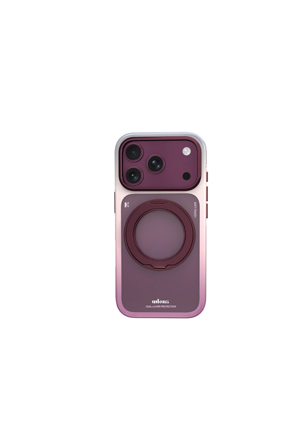 Wlons Sert PC Arvox Standlı – iPhone 18 Pro Max Kılıfı