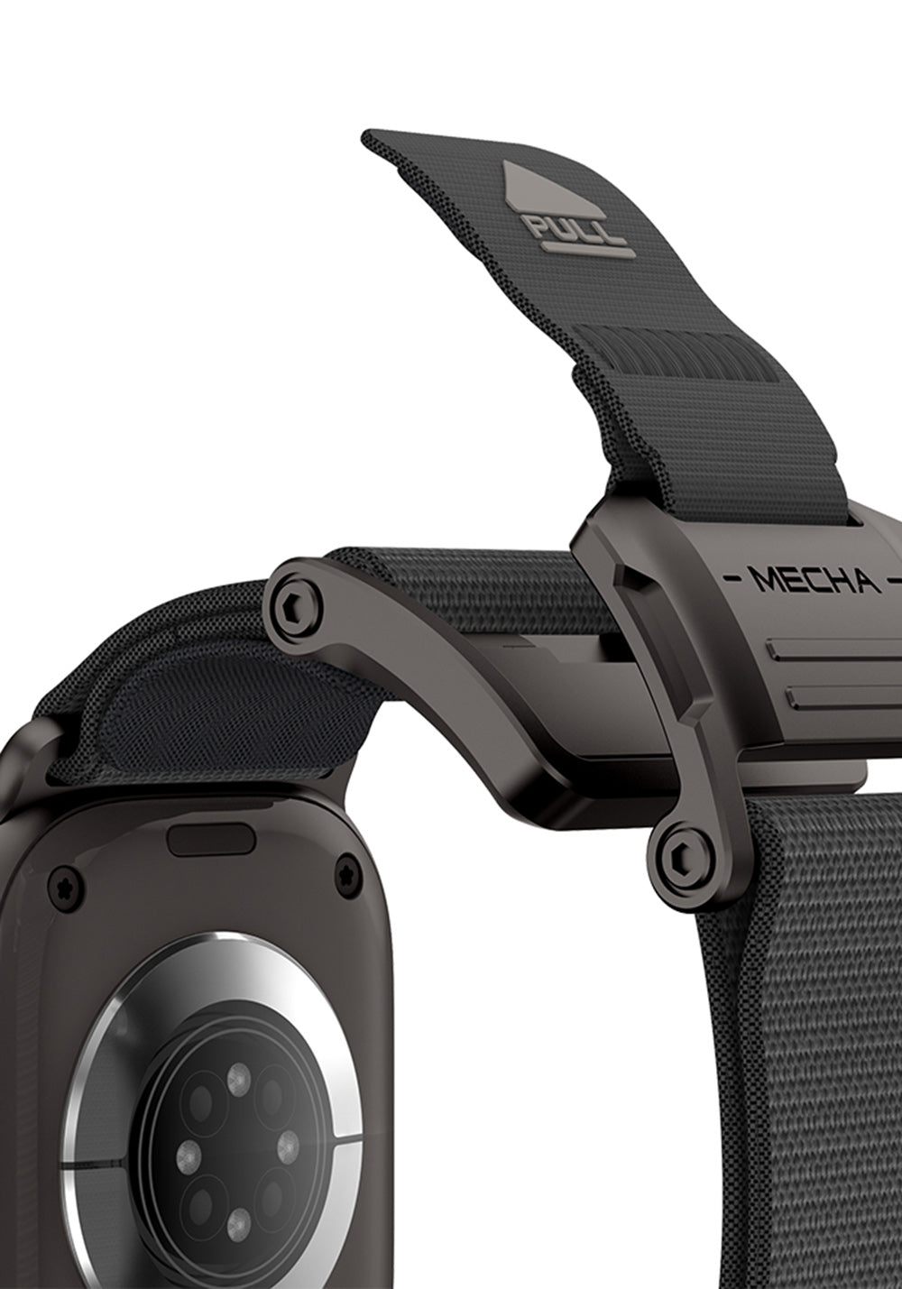 Mohseven Mecha Sport Dokuma Kordon – Apple Watch 42/44/45/46/49 mm
