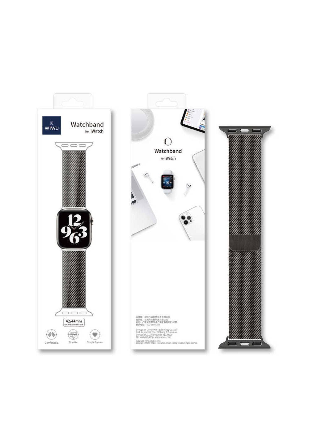 Wiwu Minalo Metal Kordon – Apple Watch 38/40 mm
