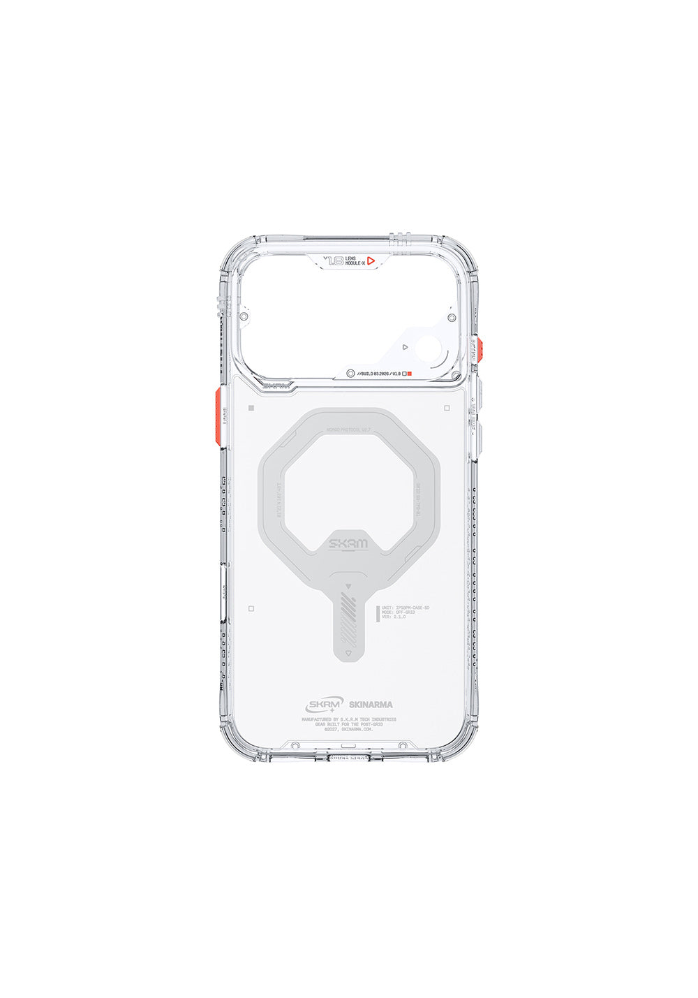 Skinarma Şeffaf Saido Mag-Charge – iPhone 18 Pro Max Kılıfı