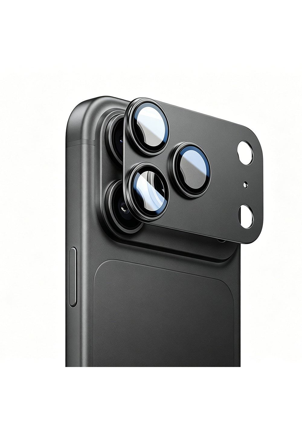 Mohseven Sapphire Alüminyum Safir – iPhone 18 Pro Max Lens Koruyucusu