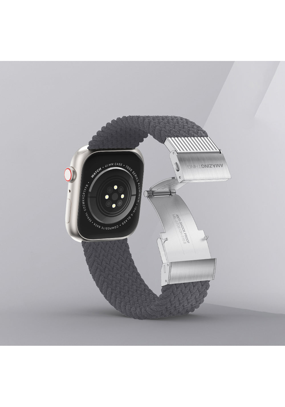 Amazingthing Titan Weave 2 Örgü Spor Kordon – Apple Watch 38/40/41 mm + Series 10 42 mm