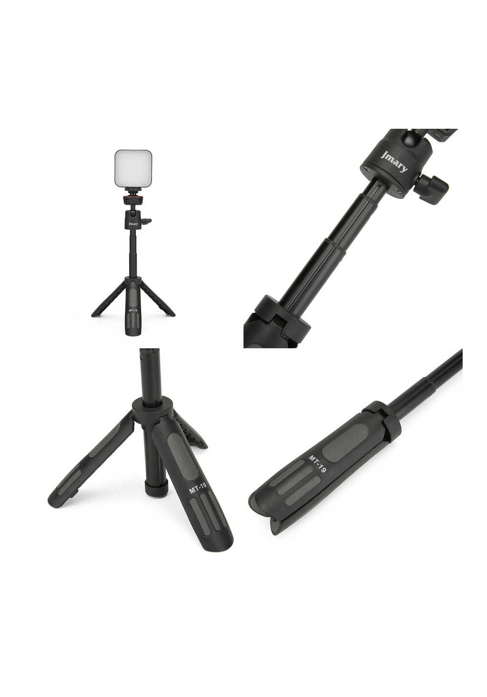 Jmary MT-19 – 360° Başlıklı Mini Tripod