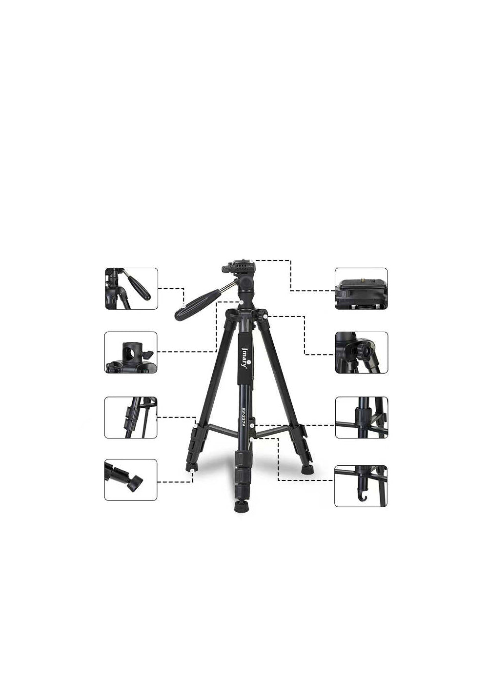 Jmary KP2274 – 167 cm Monopod Özellikli Tripod