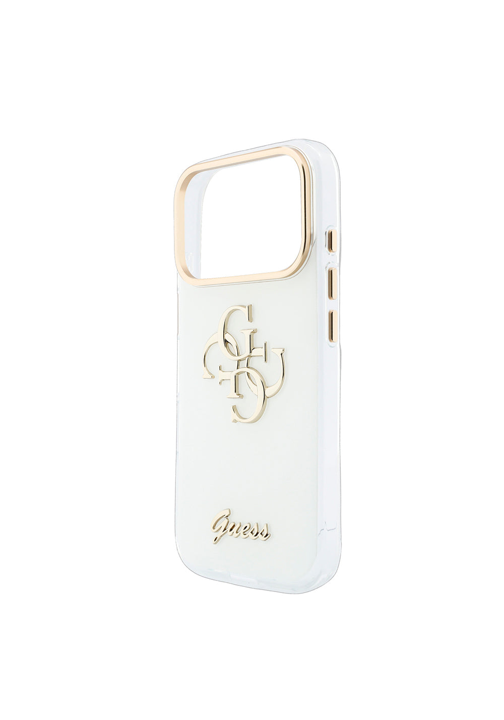 Guess Yazı ve 4G Büyük Silikon – iPhone 18 Pro Kılıfı