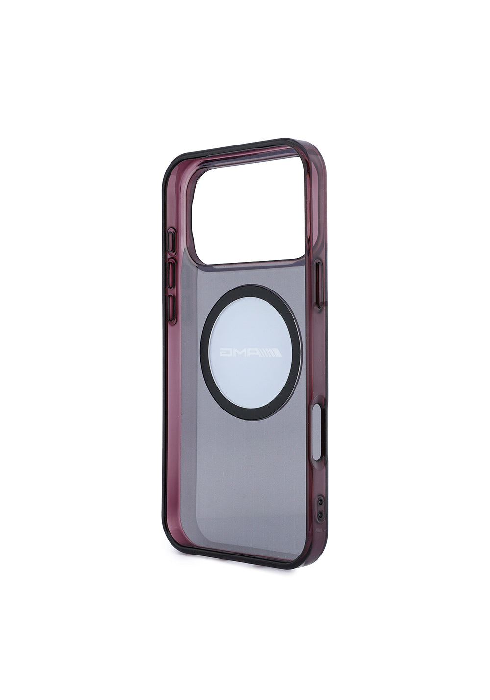 AMG Transparan IML Baskı Logolu Bicolor Block – iPhone 18 Pro Max Kılıfı