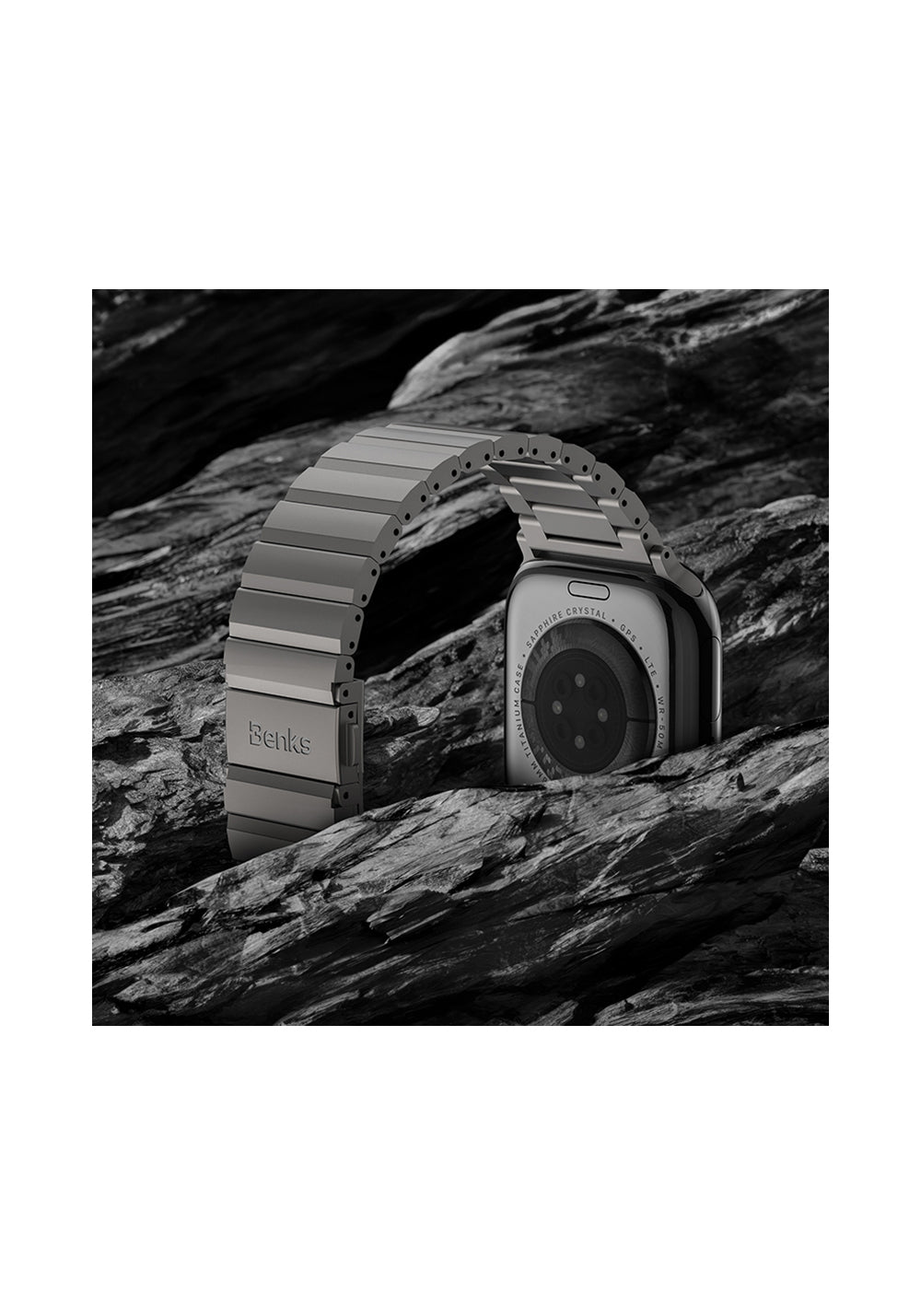 Benks Aero Titan Titanyum Kordon – Apple Watch 44/45/46/49 mm