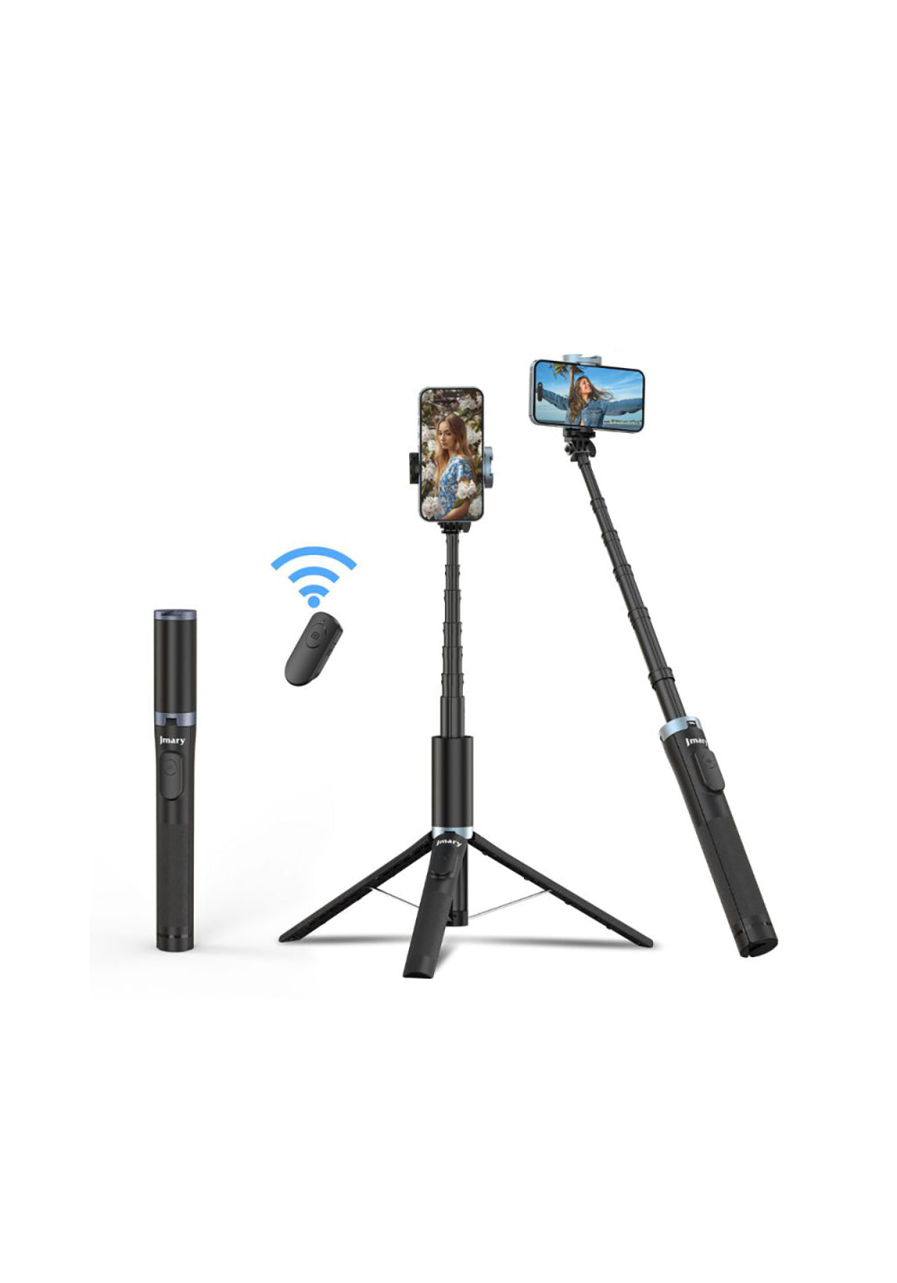 Jmary KT-259 – Kumandalı Tripod ve Selfie Çubuğu
