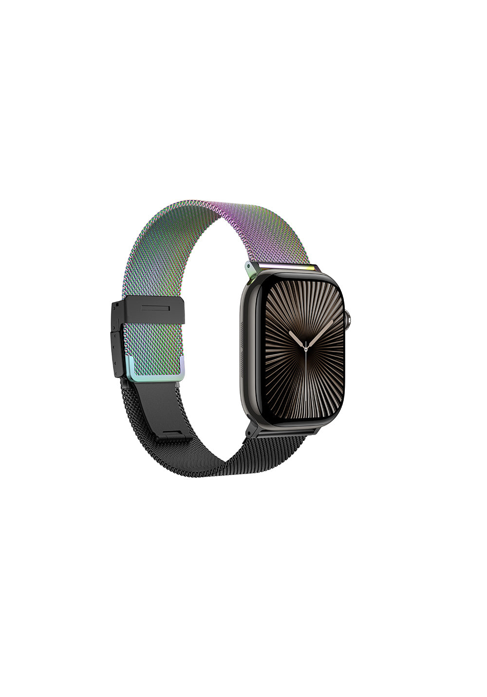 Amazingthing Omni StyleFlip Çift Yönlü Metal Örgü Kordon – Apple Watch 46 mm