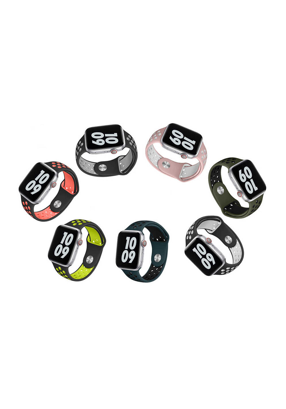 Wiwu Dual Color Sport Band Çift Renk Silikon Kordon – Apple Watch 38/40 mm