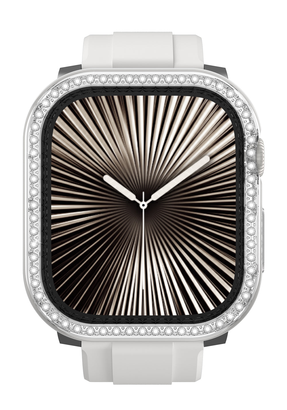 Amazingthing Gleam Fit FullGuard Taşlı PC Kasa ve Ekran Koruması – Apple Watch Series 10 42 mm