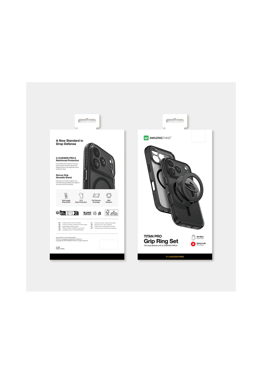Amazingthing Titan Pro Grip Ring – iPhone 18 Pro Max Kılıfı