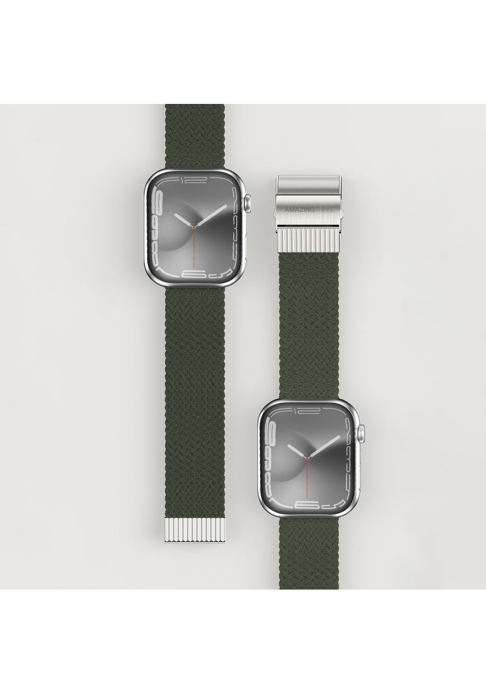 Amazingthing Titan Weave 2 Örgü Spor Kordon – Apple Watch 45/46/49 mm