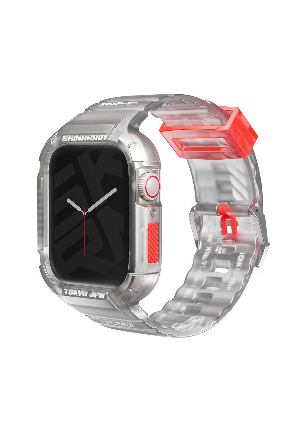 Skinarma Saido Koruyucu Kasa ve Kordon Seti – Apple Watch 44/45 mm